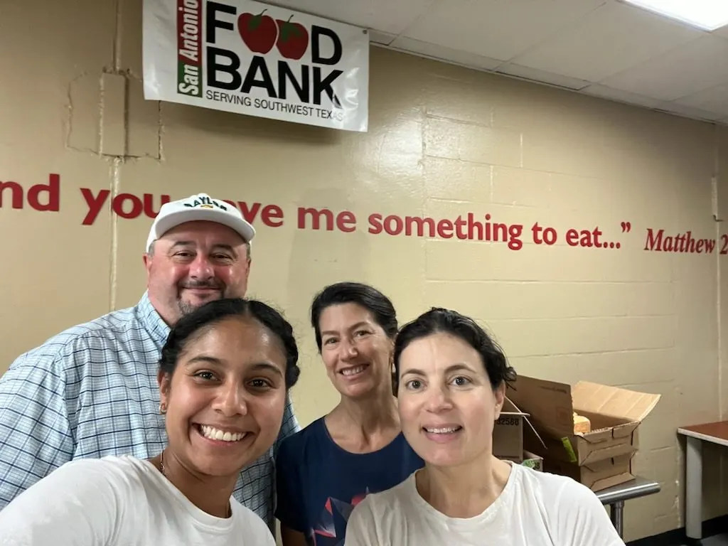 Volunteers at the San Antonio Food Bank in San Antonio, USA